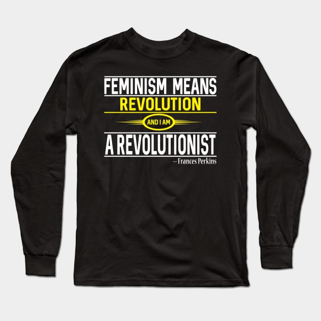 Frances Perkins Long Sleeve T-Shirt by Voices of Labor